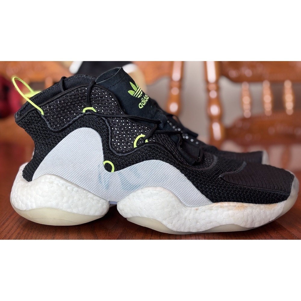 Adidas Crazy BYW X‎ Core Black Men's 11.5 B37549 Boost Basketball Shoes